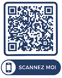 QR code vers liste des modèles de chaussures avec traitement antibactérien.